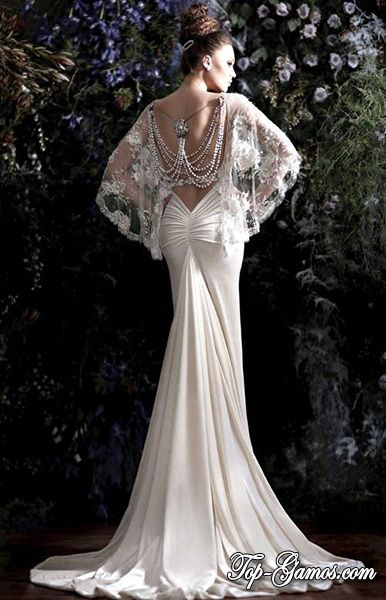 Νυφικά με μανίκι