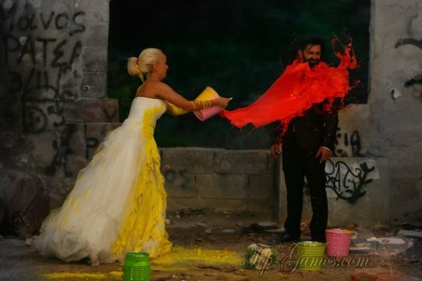 Ένας γάμος με πολύ χρώμα! | Αρετή & Αβραάμ
