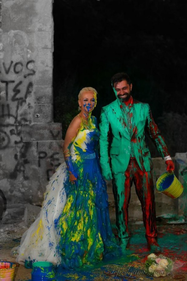 Ένας γάμος με πολύ χρώμα! | Αρετή & Αβραάμ