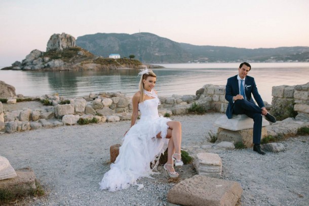 Γάμος στην Κω πάνω σε βραχονησίδα | Κωνσταντίνος & Χρυσάνθη