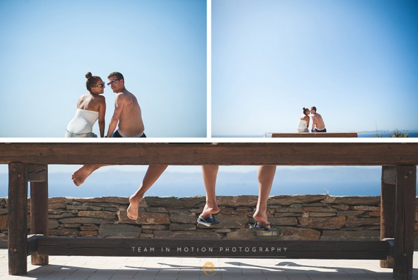 Γάμος στην Κέα σε λευκό και μπλε | Γεράσιμος & Κωνσταντίνα