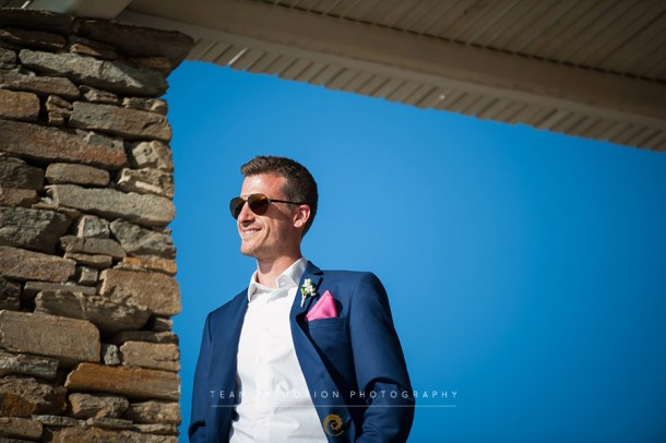 Γάμος στην Κέα σε λευκό και μπλε | Γεράσιμος & Κωνσταντίνα