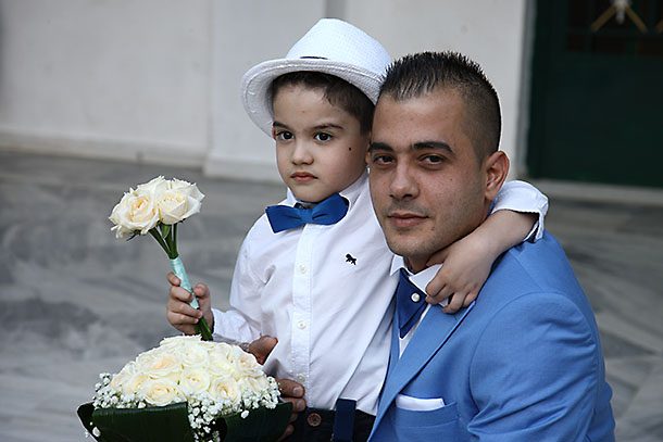 Γάμος με στολισμό λευκού και μέντας | Μαρίνα & Στέλιος