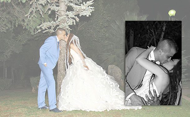 Γάμος με στολισμό λευκού και μέντας | Μαρίνα & Στέλιος