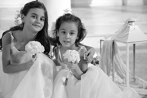 Γάμος με στολισμό λευκού και μέντας | Μαρίνα & Στέλιος