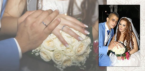 Γάμος με στολισμό λευκού και μέντας | Μαρίνα & Στέλιος