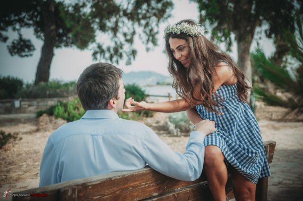 Γάμος στη θάλασσα από έρωτα κεραυνοβόλο! | Σεμίνα & Σπύρος