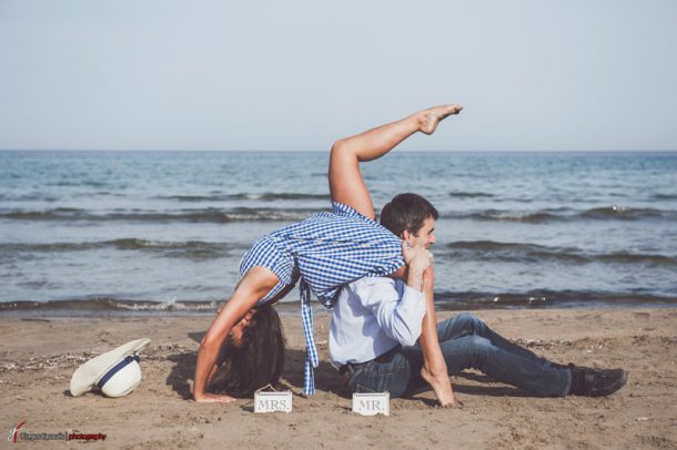 Γάμος στη θάλασσα από έρωτα κεραυνοβόλο! | Σεμίνα & Σπύρος