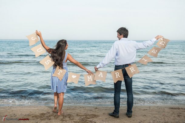Γάμος στη θάλασσα από έρωτα κεραυνοβόλο! | Σεμίνα & Σπύρος