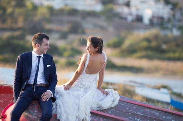 Γάμος στη θάλασσα από έρωτα κεραυνοβόλο! | Σεμίνα & Σπύρος