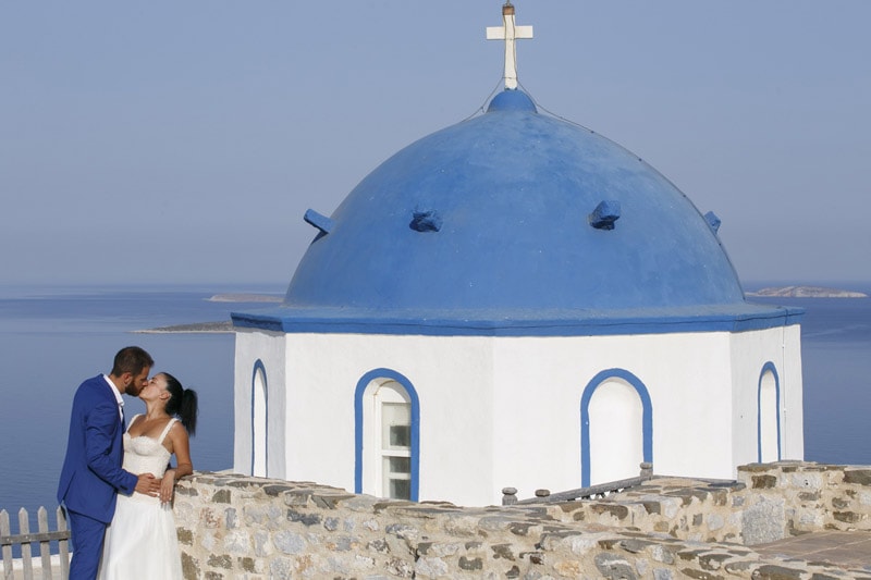 Ρομαντικός γάμος στην Αστυπάλαια | Μαρία & Σταύρος